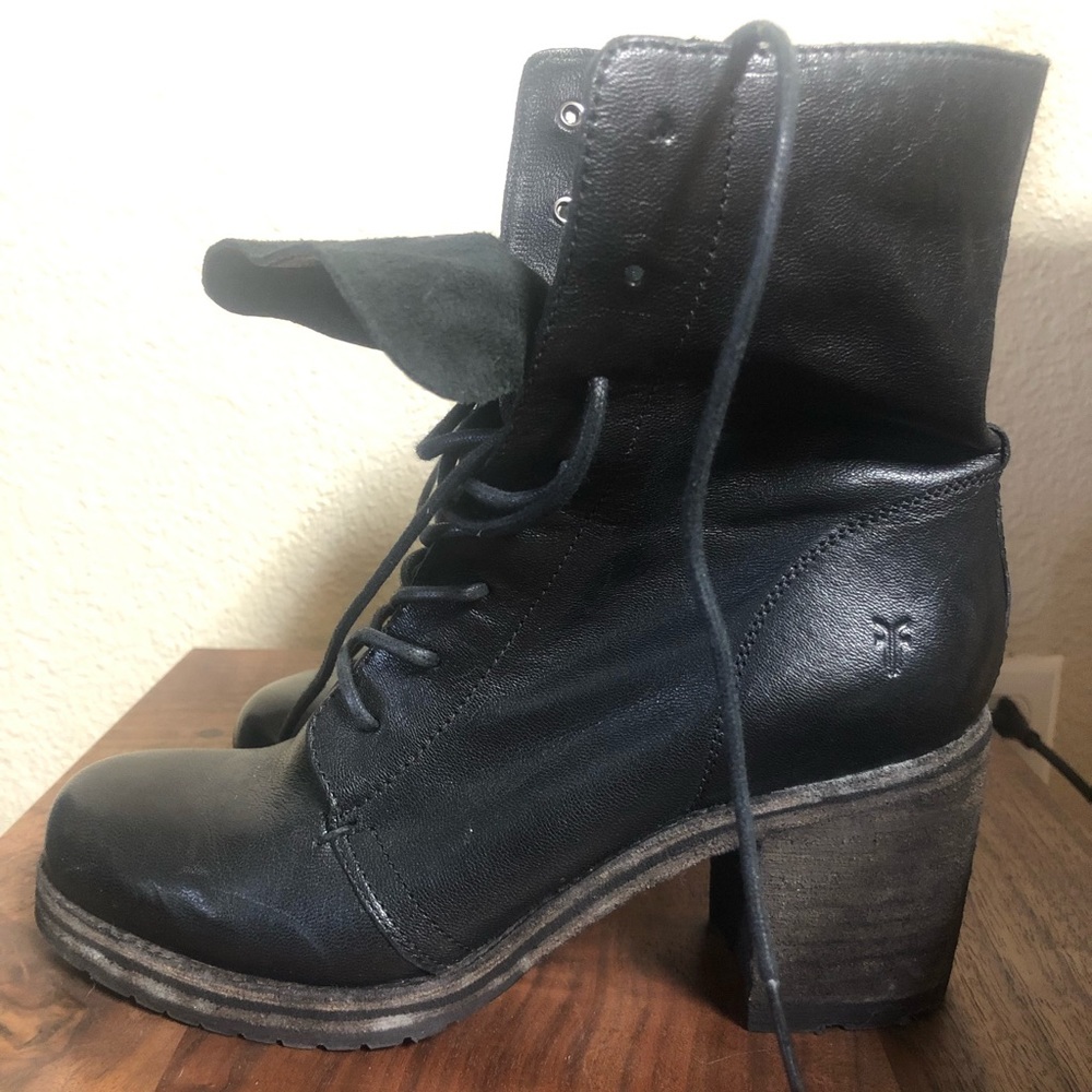Frye Karen Combat Boots